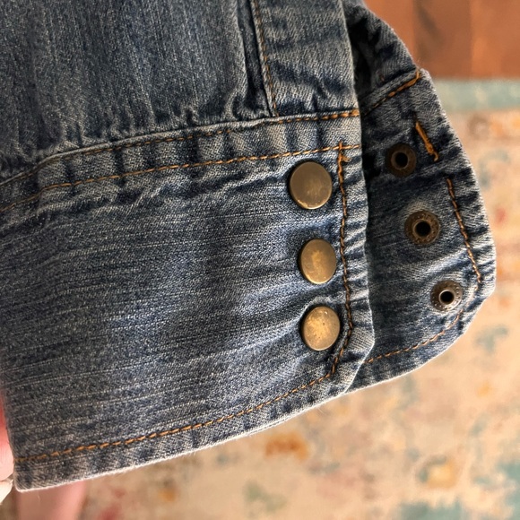 Charlotte Russe Denim Button-Up Shirt/Light Weight Jacket - Picture 3 of 7